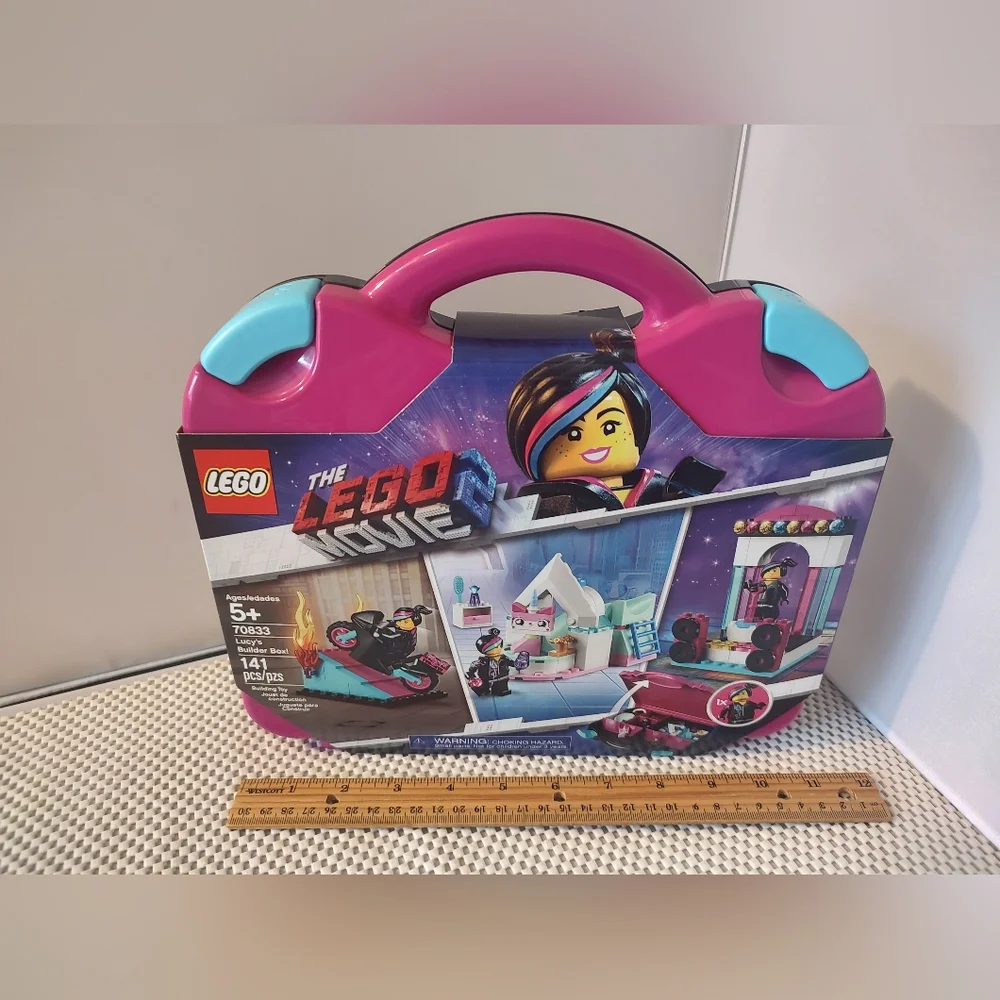 Lego Movie 2 70833 Lucy's Builder Box NWT Building Toy Set W/Storage Container
